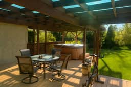 Mid-Century Escape. Hot Tub. Lush Garden. A/C. Bar - Image 3