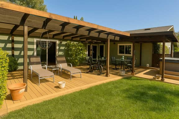 Mid-Century Escape. Hot Tub. Lush Garden. A/C. Bar - Image 2