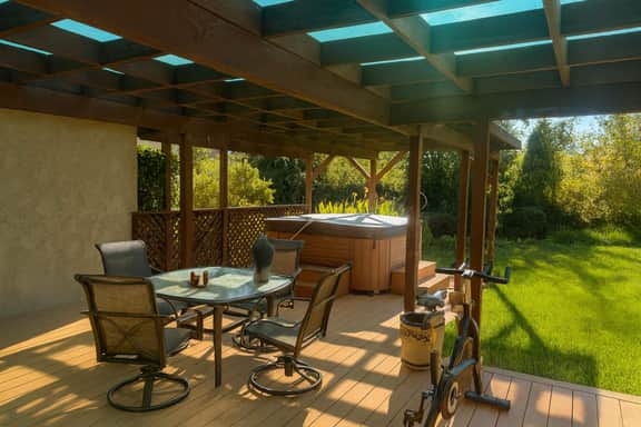 Mid-Century Escape. Hot Tub. Lush Garden. A/C. Bar - Image 3